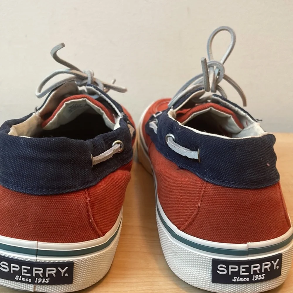 Sperry Top-Sider Bahama II Two Tone Canvas Boat Shoes- New